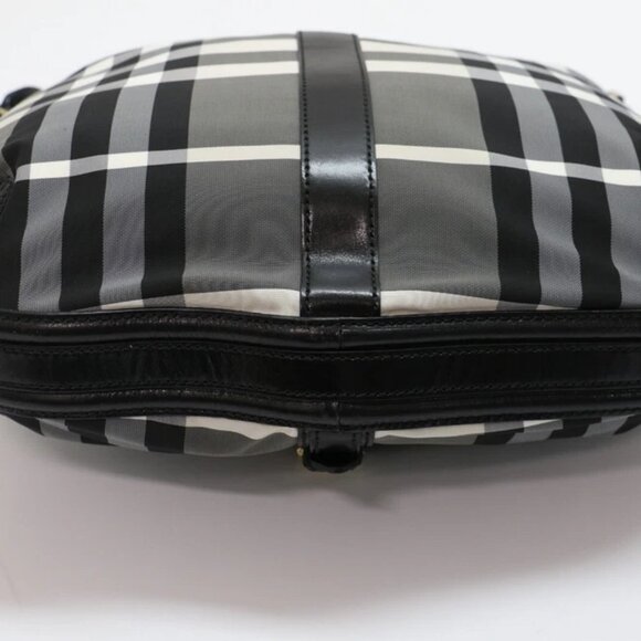 Burberry Tri Color Beat Check Nylon & Leather Hobo - Picture 5 of 14